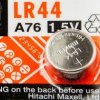Bateria alkaliczna AG13, A76, LR44, LR1144; Maxell