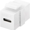 Moduł Keystone Złącze USB-C™, USB 3.2 Gen 2 (10 Gbit/s), biały - Wersja kolorystyczna biały