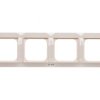 IMPRESJA Ramka poczwórna do łączników IP44 ecru RH-4Y/27