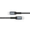Qoltec Kabel USB 2.0 typ C USB 2.0 typ C 100W QC 3.0 PD 1.5m Czarny
