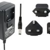 Adapter AC/DC Uwy 5V dc Iwy 1.2A Złącze 2,1 x 5,5 x 12 mm, biegun dodatni w środku 6W, typ wtyczki: Wtyk europejski,