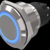 Signal light, 24 V (AC), 24 V (DC), blue, Mounting Ø 22 mm, LED number: 1, 82-6551.0124