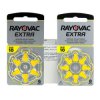 600 szt x baterie do aparatów słuchowych Rayovac Extra 10