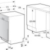 Gorenje GI642E90X Zmywarka do zabudowy 598 mm Częściowo zintegrowany stali szlachetnej