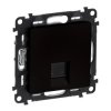 VALENA LIFE gniazdo 1 x RJ45 kat. 5e ftp czarne 756353