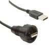 Kabel USB Złącze A USB A Złącze B USB A dł. 1m Kabel USB-A USB 2.0 kolor: Czarny
