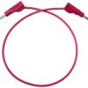 Mueller Electric BU-P4911B-79-2 Przewód pomiarowy złącze męskie bananowe złącze męskie bananowe 2 m czerwony 1 szt.