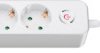 Outlet strip, 3-way, 1.5 m, 16 A, white, 41264