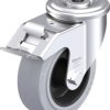 Blickle 739595 LER-POEV 100G-FI-SG Rolka obrotowa z blachy stalowej Średnica koła: 100 mm Maksymalne obciążenie: 150 kg