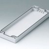 ABS enclosure shell, (L x W x H) 240 x 80 x 20 mm, light gray (RAL 7035), C0082401