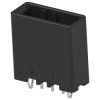 Pin header, 3 pole, pitch 3.81 mm, straight, black, 1-178313-5