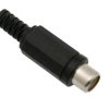 Gniazdo RCA CHINCH czarne plastik (4szt)