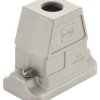 Grommet housing, size 10B, die-cast aluminum, M32, angled, screw locking, IP69/IPX9K/IP68/IP66, 19398100547
