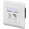 Junction box, Cat 6, white, flush mounting, for RJ45 connector, DN-9005-N