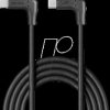 32022 USB 10 Gbit/s cable, C connector to C connector, 2x 90° angled,