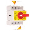Rozłącznik izolacyjny 3P 80A z pokrętłem na rozłączniku czerwonym RSI-3080W03