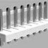 Pin header, 6 pole, pitch 3.96 mm, straight, red, 4-1123723-6