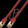 1852HF-30,0M Patch cable, Cat.6a, S/FTP, 30 m red