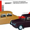 Herpa 013901-002 H0 Model samochodu Trabant 601 sedan, aksamitna ochra i rally black