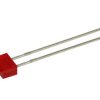 Dioda LED; L-13ID; 2mm; czerwony; Światłość: 10mcd; 70°; czerwona; dyfuzyjna; 2,2V; 30mA; 625nm; płaskie czoło; przewlekany (THT