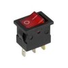 Przełącznik klawisz podś. 12V 15A 2-poz 1-tor 1xNO MK1012C czerwony / 2404