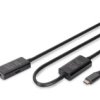 Kabel Przedłużający Aktywny, Usb 3.2 Gen1, 5Gbps, Usb-C - Usb-A, 10M Da-73109