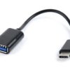 Adapter przejściówka OTG typ C USB 2.0 czarny