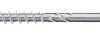 Fischer 561794 PowerFast II Śruba do pasów 6 mm 60 mm Wewnętrzna ząbkowana stal cynkowany galwanicznie 100 szt.