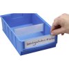 Allit 456597 ProfiPlus Storage Bin Labels White Transparent 20 pcs