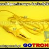 Przewód pomiarowy 120cm z krokodylem żółty