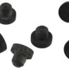 Enclosure feet, rubber, black, for series 1592 T Case, 1592ETRF