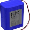 Pakiet akumulatorów Li-Ion Ansmann 3S2P Akkupack 6x 18650 Kabel Li-Ion 10.8V 5200mAh, Ilość ogniw: 6, 10.8 V, 5200 mAh
