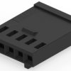 Socket housing, 5 pole, pitch 2.54 mm, straight, black, 102241-3