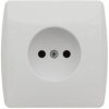 KOS1 Gniazdo pojedyncze b/u białe 110431