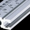 Module rail, aluminum, (L x W x H) 431.8 x 22.5 x 9 mm, 84 HP, 34560-484