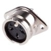 Gniazdo Din 3 -pinowe Żeński Montaż w obudowie 100 V AC