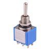 5647ABX408 APEM (On)-Off-(On) Momentary Miniature Toggle Switch DPDT