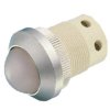Lampka kontrolna do montażu panelowego 20 → 28V, biała 22mm LED Chrom Signal Construct
