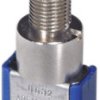 Pushbutton, 1 pole, blue, unlit , 0.4 A/20 V, mounting Ø 6.35 mm, 8632CD