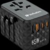 32120 USB travel charger, 65 W, 1x USB-C PD, 1x USB-A, 1x USB-A QC 3.0