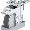 Blickle 889909 L-PATH 125KF-FI-FS Rolka obrotowa z blachy stalowej Średnica koła: 125 mm Maksymalne obciążenie: 250 kg 1