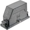 Grommet housing, size 24B, die-cast aluminum, 1 x M40, angled, central locking, IP65/IP68/IP6K9K, 19405241583