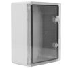 Obudowa plastikowa skrzynka hermetyczna, drzwin transparentne ABS 300x400x170mm IP65 NEKU