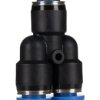 Złączka pneumatyczna Wciskane 8 mm Wciskane 8 mm RS PRO Adapter rozgałęźny do rur