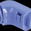 88122 Cable protector, 90° adapter, 8 pieces, blue