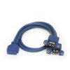StarTech.com USB3SPNLAFHD 2 Port Panel Mount USB 3.0 Cable - USB A to Motherboa