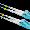 21998820 Fibre-optic patch cable, LC duplex, OM3, 50/125 µm, turquoise, 0