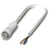 Przewód czujnik-siłownik ze złączem Złącze M12 liczba rdzeni 4 długość 3m Rodzaj A Żeńskie