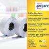 PLR1626 Price labels, 16 x 26 mm, 2-line, 12,000 pieces, removable, whit
