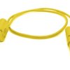 Przewód pomiarowy 22.421-1.5M-4, 32A, 600(CATIII) V, 1000(CATII) V, kolor: Żółty, dł. 1.5m, Mueller Electric